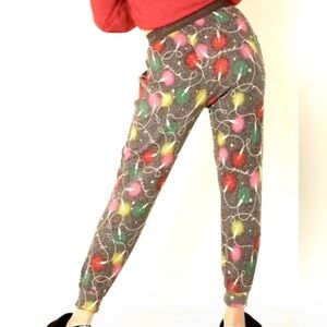 PINK christmas pajama pants